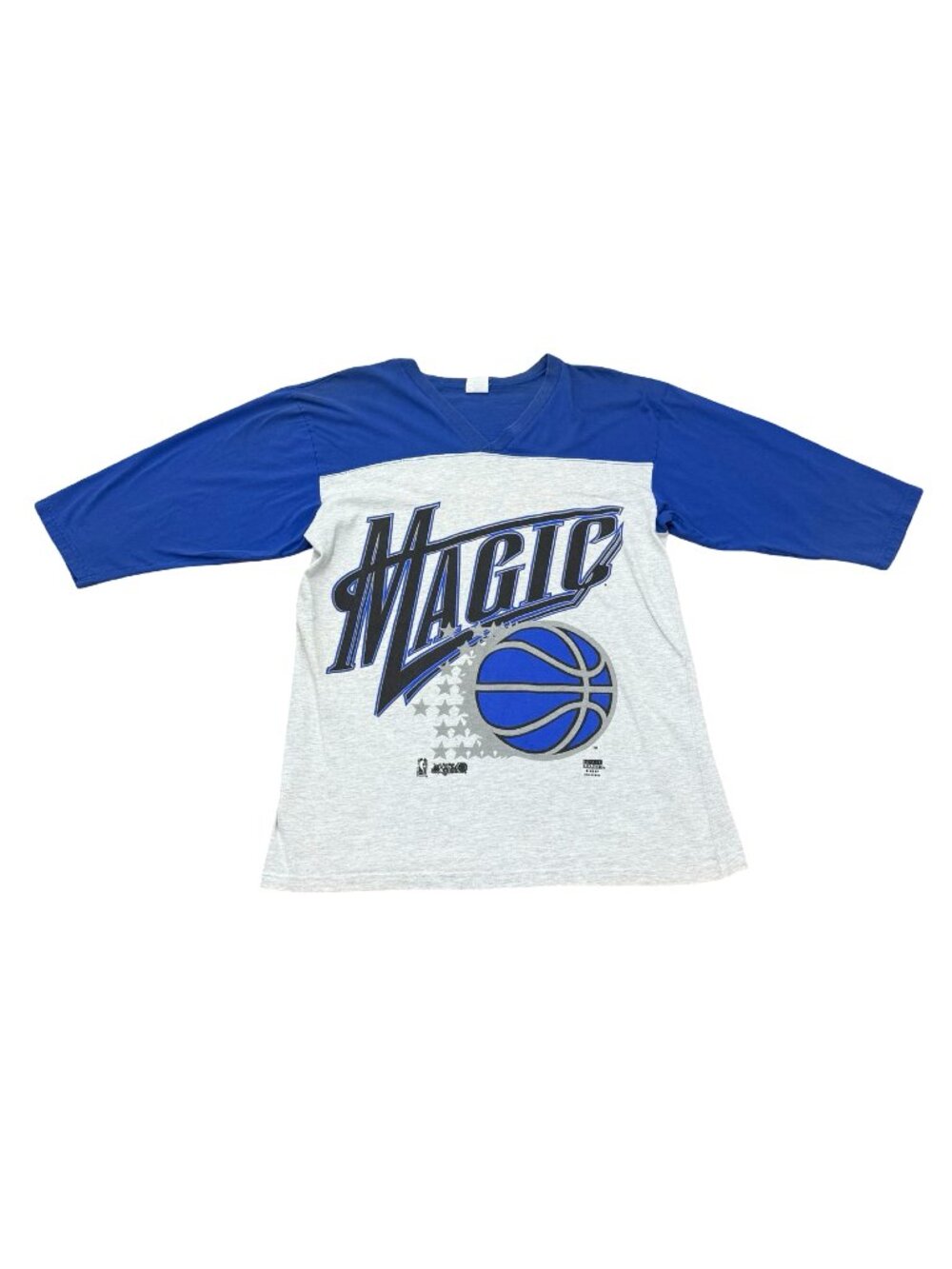 Vintage 1990s Orlando Magic League Leader Quarter Sleeve Shirt Made in USA